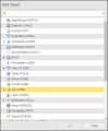 Screenshot of the Add Object dialog