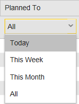 Image displaying date and time filter
