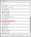 Screenshot of the Add Object dialog showing the SLO object entry