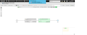 Screensot showing the Workflow monitor, where the Job's status is displayed as ENDED_OK and the status of the Notification is Active.