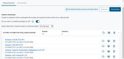 Managing the downloads in the Download Manager
