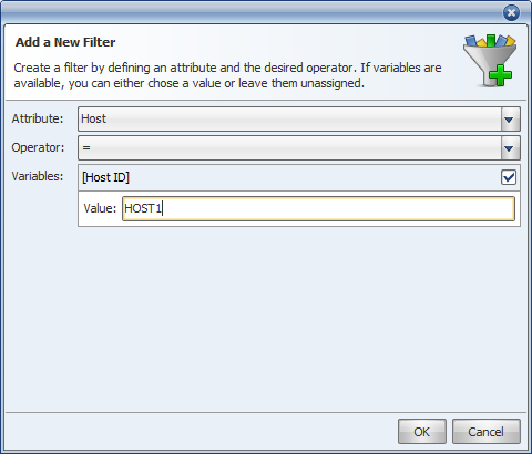 Adding a new single filter - step 2