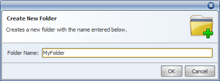 "Folder" dialog