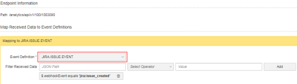 Add Event Definition to Webhook Event object