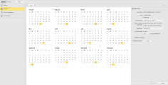 Screenshot of the Calendar view displaying the Last working day of month Calendar Event configuration as described in the previous instructions.