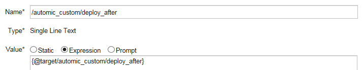 Image displaying fields  of the new dynamic property