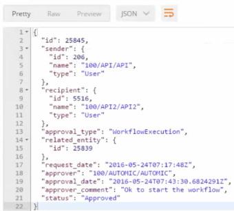 Image displaying execution status