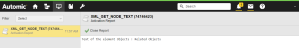 Screenshot of the activation report that includes the sub-element 'Objects' and its corresponding text 'Related Objects'.