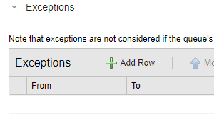 Screenshot showing a table with the new design, where no selection checkboxes are available.