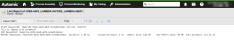 Screenshot that shows the report (REP) of an AWS Lambda job which additional execution information because the Tail Log option was checked.