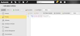 Screenshot of the Script Object definition.