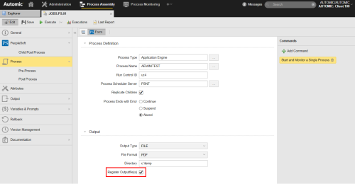 PeopleSoft object (PS)