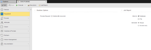 PeopleSoft object (PS)