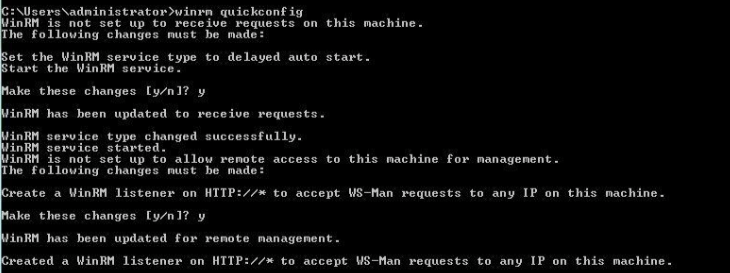 Image displaying command prompt