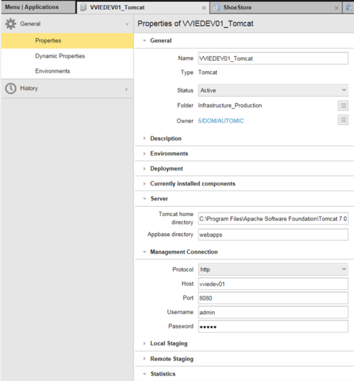 Image displaying custom properties