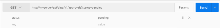 Image displaying get params