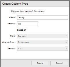 Image displaying Create Custom Type dialog