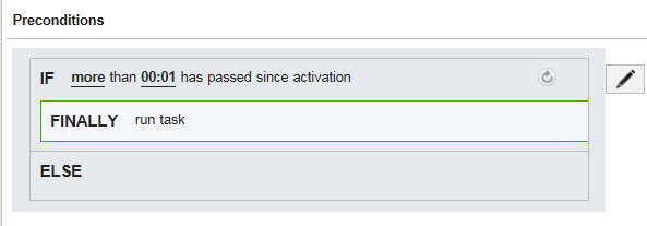 Image displaying precondition