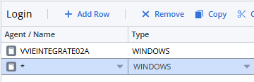 Screenshot of the Login object showing the described configuration.
