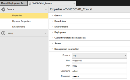 Image displaying Properties view