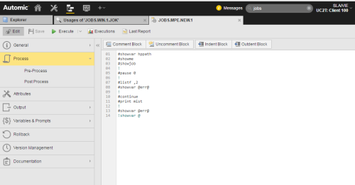 Objet job (WINDOWS)