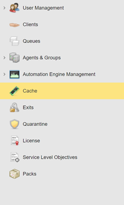 Screenshot der Administration-Perspektive in 21